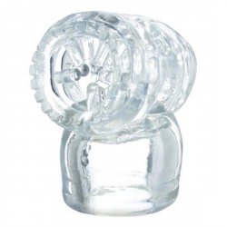 Vibra Cup Wand Attachment - Clear Sex Toy Vibra Cup Wand Attachment - Clear Sex Toy