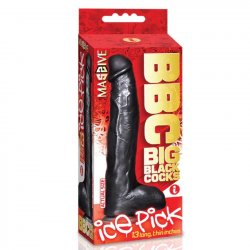 BBC: Big Black Cock Ice Pick Suction Cup Dildo BBC: Big Black Cock Ice Pick Suction Cup Dildo Boxcover
