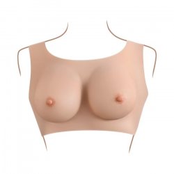 Gender X Silicone C-Cup Breast Plate - Vanilla Boxcover