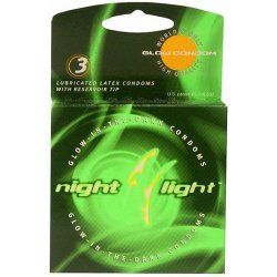 Night Light Glow Condoms - 3 Pack Sex Toy Night Light Glow Condoms - 3 Pack Sex Toy