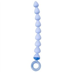 Sex in the Shower: Blue Anal Beads Sex Toy Sex in the Shower: Blue Anal Beads Sex Toy