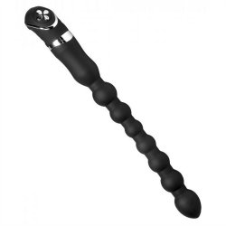 Master Series: Scepter 10 Function Silicone Penetrator Wand - Black - 14" Sex Toy Master Series: Scepter 10 Function Silicone Penetrator Wand - Black - 14" Sex Toy