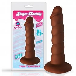 Rock Candy - Suga Daddy 9.5" Dildo - Chocolate Brown Rock Candy - Suga Daddy 9.5" Dildo - Chocolate Brown Boxcover