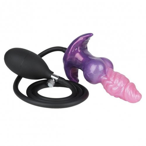 Monster Romance Shape Shifter Blow-Up Silicone Anal Plug - Purple/Pink |  Sex Toys & Adult Novelties @ Alexis Texas Store and Theatre