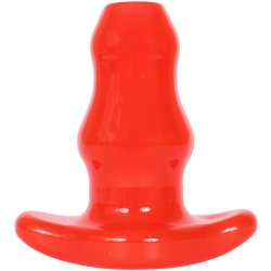 Perfect Fit: Double Tunnel Plug Large - Red Sex Toy Perfect Fit: Double Tunnel Plug Large - Red Sex Toy