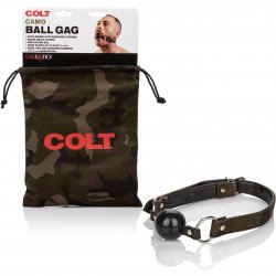 Colt Adjustable Silicone Ball Gag - Camo Colt Adjustable Silicone Ball Gag - Camo Boxcover