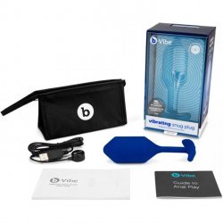 B Vibe Vibrating Snug Plug - Xlarge - Navy B Vibe Vibrating Snug Plug - Xlarge - Navy Boxcover