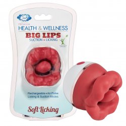 Cloud 9 Big Lips Suction and Licking Massager Sex Toy