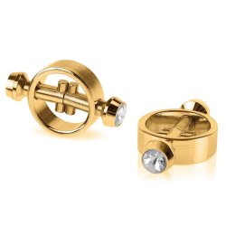 Fetish Fantasy Magnetic Nipple Clamps - Gold Fetish Fantasy Magnetic Nipple Clamps - Gold Boxcover