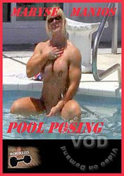 Maryse Manios In Pool Posing