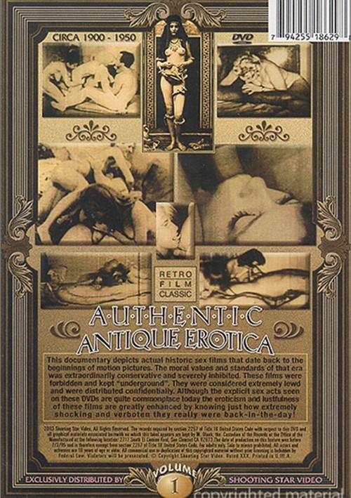 500px x 709px - Authentic Antique Erotica Vol. 1 | Adult DVD Empire