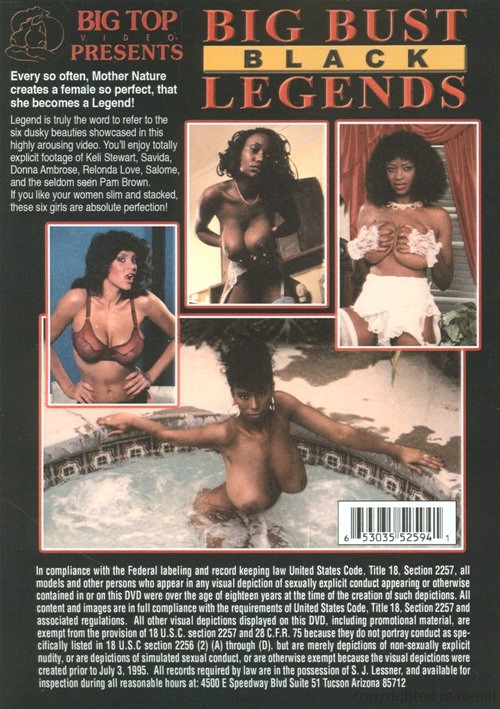 1990 Ebony Tits - Big Bust Black Legends (1990) | Big Top | Adult DVD Empire