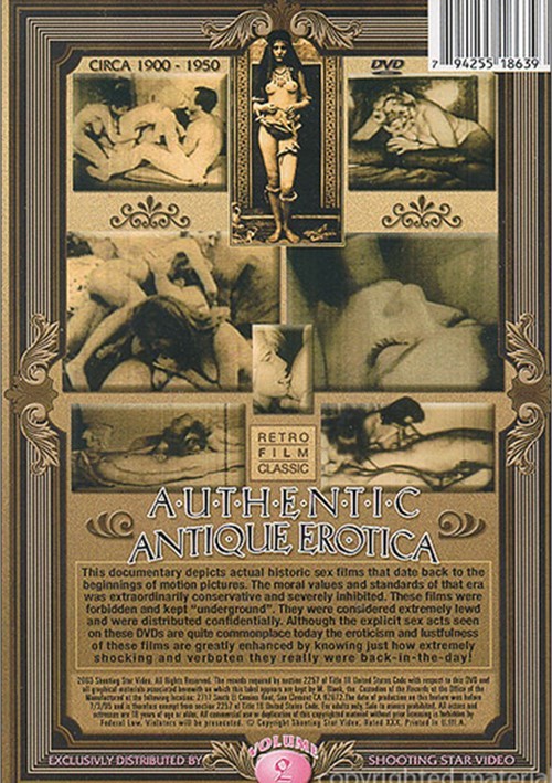 Authentic Antique Erotica Vol 2 By Shooting Star Hotmovies