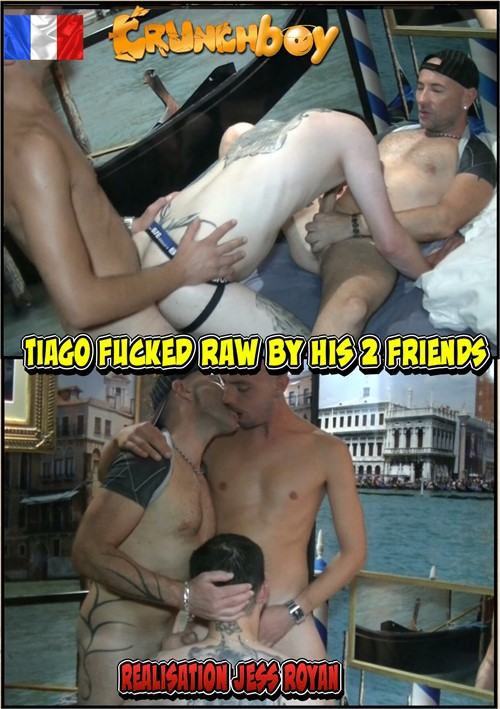 Tiago Fucked Raw by His 2 Friends Boxcover