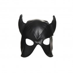 Master Series Dungeon Demon Bondage Hood with Horns Master Series Dungeon Demon Bondage Hood with Horns Boxcover