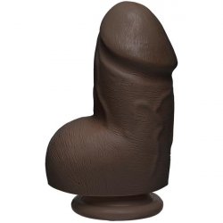 The D Fat D - ULTRASKYN 6" with Balls - Chocolate Sex Toy The D Fat D - ULTRASKYN 6" with Balls - Chocolate Sex Toy