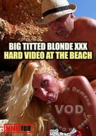 Big Titted Blonde XXX Hard Video At The Beach Boxcover