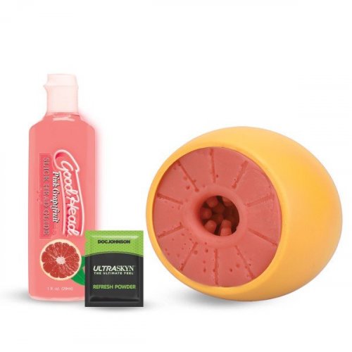 GoodHead Grapefruit Blowjob Set | Doc Johnson @ TLAVideo.com