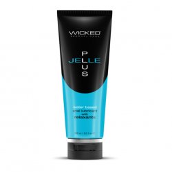 Wicked Jelle Plus Water Based Anal Lubricant with Relaxants - 8oz Boxcover