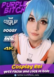 Cosplay Rei Gets Facial and Cock in Hole Boxcover