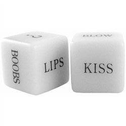 Glow-in-the-Dark Dirty Dice Sex Toy