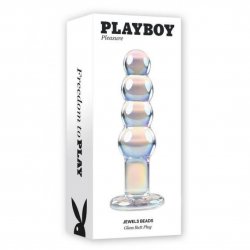 Playboy Pleasure Glass Jewels Anal Bead Plug Boxcover