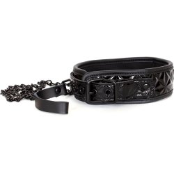 Sinful Collar & Leash - Black Sex Toy