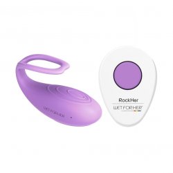 RockHer Remote Control Rechargeable Mini Scissoring Silicone Vibrator - Purple RockHer Remote Control Rechargeable Mini Scissoring Silicone Vibrator - Purple Boxcover