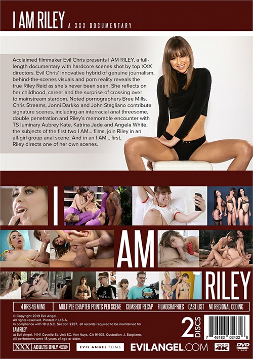 Back cover of I Am Riley