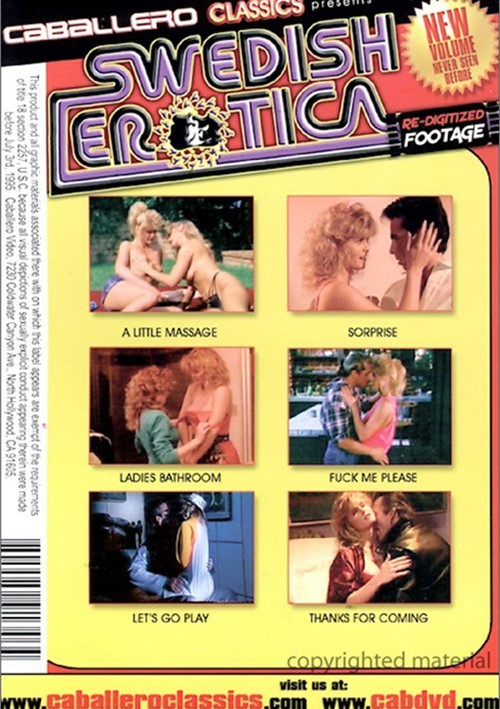 Swedish Erotica Vol 112 Adult Dvd Empire