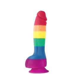 Colours Pride Edition 6" Dong With Suction Cup Sex Toy Colours Pride Edition 6" Dong With Suction Cup Sex Toy