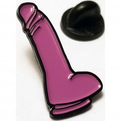 Wood Rocket Soft Enamel Pin - Pink Dildo Wood Rocket Soft Enamel Pin - Pink Dildo Boxcover