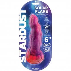 Stardust Solar Flare 6" Silicone Fantasy Suction Cup Dildo Stardust Solar Flare 6" Silicone Fantasy Suction Cup Dildo Boxcover
