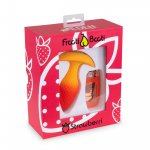 Frooti Booti Rotating Strawberry Plug with Remote Sex Toy