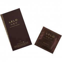 Lelo: Hex Respect XL Hexagonal Latex Condoms - 12 pack Lelo: Hex Respect XL Hexagonal Latex Condoms - 12 pack Boxcover