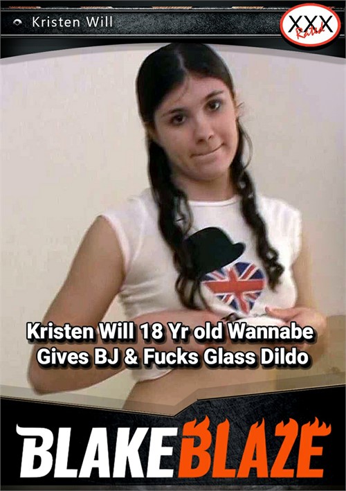 Kristen Will 18 Yr old Wannabe Gives BJ &amp; Fucks Glass Dildo