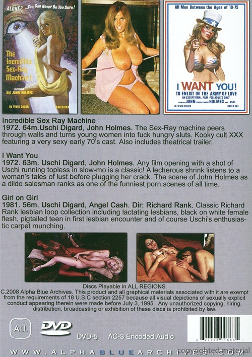 Uschi Digard Triple Feature 5 2009 Alpha Blue Archives Adult Dvd