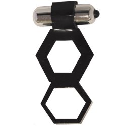 Hung: Lug Nutz Vibrating Cock & Ball Ring - Black Hung: Lug Nutz Vibrating Cock & Ball Ring - Black Boxcover