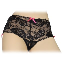 Lovelife: Crotchless Lace Side-Tie Boyleg - S/M Lovelife: Crotchless Lace Side-Tie Boyleg - S/M Boxcover