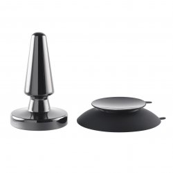 Evolved 7 Function Vibrating Beginner Metal Plug with Suction Cup Evolved 7 Function Vibrating Beginner Metal Plug with Suction Cup Boxcover