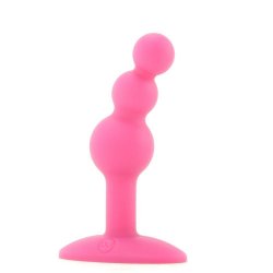 Platinum Silicone: Minis Bubble Plug - Small Pink - 2.7" Sex Toy Platinum Silicone: Minis Bubble Plug - Small Pink - 2.7" Sex Toy