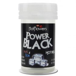 Hot Balls - Power Black - Intense Heat and Cold - 2 Lube Balls Hot Balls - Power Black - Intense Heat and Cold - 2 Lube Balls Boxcover