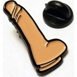 Wood Rocket Soft Enamel Pin - White Dildo Wood Rocket Soft Enamel Pin - White Dildo Boxcover