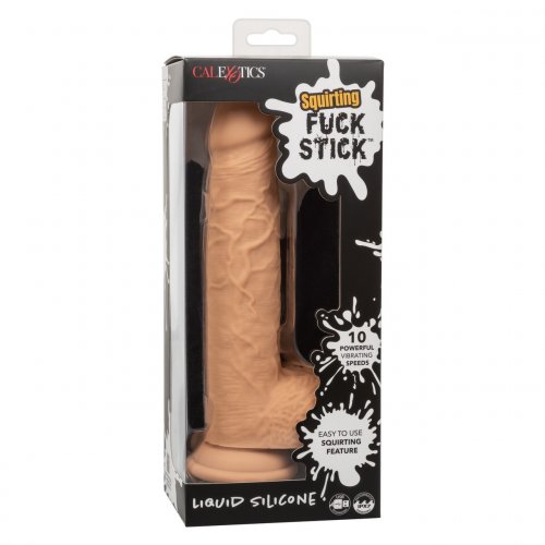 Squirting Fuck Stick Vibrating Suction Cup Dildo - Ivory | Cal Exotics @ TLAVideo.com Squirting Fuck Stick Vibrating Suction Cup Dildo - Ivory | Cal Exotics @ TLAVideo.com