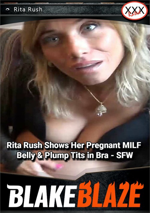 Rita Rush Shows Her Pregnant MILF Belly &amp; Plump Tits in Bra - SFW