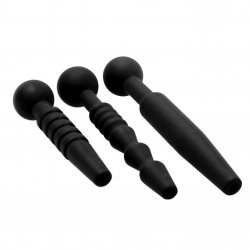 Dark Rod 3 Piece Silicone Penis Plug Set Dark Rod 3 Piece Silicone Penis Plug Set Boxcover