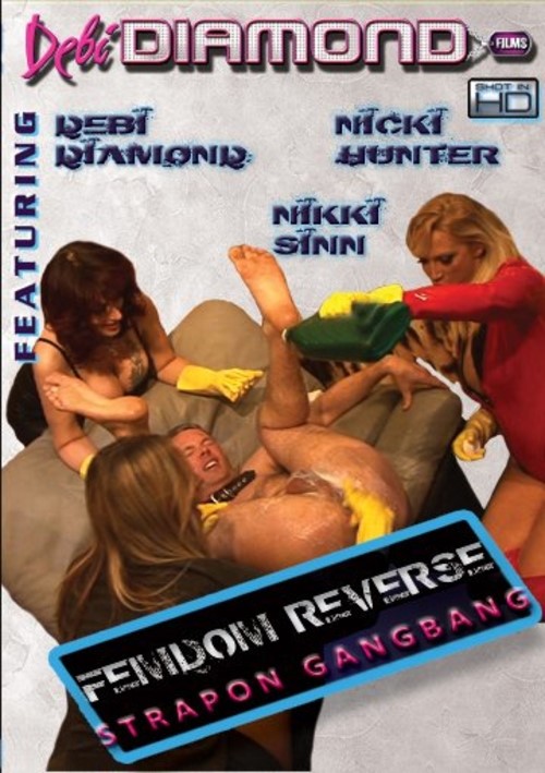 Femdom Reverse Strap-on Gangbang