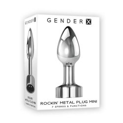 Gender X Rockin Vibrating Metal Mini Plug Gender X Rockin Vibrating Metal Mini Plug Boxcover