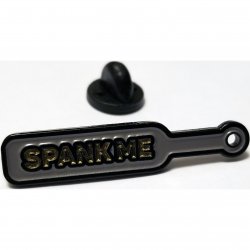 Wood Rocket Soft Enamel Pin - Spank Me Sex Paddle Wood Rocket Soft Enamel Pin - Spank Me Sex Paddle Boxcover