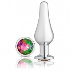 Cloud 9 Gems Silver Chromed Tall Anal Plug - Small Cloud 9 Gems Silver Chromed Tall Anal Plug - Small Boxcover